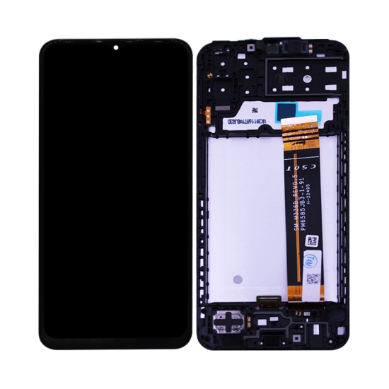 Touch+Display+Frame Samsung Galaxy A13 4G/A135 Service Pack Preto